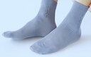 10双/20双春夏男士袜子薄款爸爸穿中筒透气耐磨吸汗防臭男丝袜 浅灰色+藏青 均码 20双装【出厂价】 实拍图