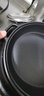 小幸福鑄鐵（KITCHEN LITTLE HAPPINESS KITCHEN）铸铁平底锅不粘锅无油烟厚铁锅煎锅无涂层烙饼锅燃气灶电磁炉通用 直径25cm单锅+隔热手套 25cm 实拍图