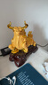 吉善缘 《运势如虹》金牛摆件 12生肖牛工艺客厅办公室装饰店铺开业礼品 12寸牛气冲天【沙金色*彩盒装】 实拍图