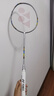 YONEX/尤尼克斯 疾光系列 NANOFLARE 700 PLAY 全碳素入门款羽毛球拍yy 银/天空蓝4U(约83克)G5 成品拍 实拍图