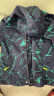开米熊童装男童秋装外套2024春秋冬季可拆卸加绒儿童冲锋衣三合一两件套 绿色 130码建议身高120cm左右 实拍图