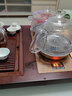 金灶（KAMJOVE） 整套茶具功夫茶盘玫瑰实木自动上水茶台泡茶机茶海家用茶具套装 搭配H9炉、茶具、茶渣桶 1个 实拍图