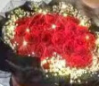 梦馨鲜花鲜花速递11朵红玫瑰花束送女友生日礼物全国同城配送 33朵红玫瑰花束-满天星黑纱款 实拍图