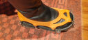 Golmud冰爪防滑鞋套 户外专业雪地 不锈钢冰抓登山鞋 钉滑雪装备 GM3608 18齿-橙色-M码（36-40码） 实拍图