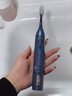 DIMMI成人胶囊电动牙刷 幻彩系列 全自动挤牙膏 男女无线充电软毛情侣声波 生日礼物 送女朋友 晶石蓝【共配6支牙膏】 实拍图