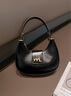 妙迪牛皮月牙腋下包新款单肩精致上班通勤法式斜挎包女生日情人节礼物 实拍图