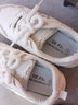 回力女鞋厚底板鞋小白鞋百搭运动鞋  米/杏 40 实拍图