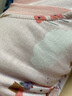 良良婴儿睡袋秋冬加厚款儿童睡袋新生儿分腿款四季通用防踢被 拼图粉·夹棉款100g-适合15-20℃ XL（建议身高90-105cm） 实拍图