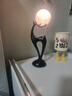 初见创意福鹿台灯卧室床头灯法式中古风艺术夜灯复古氛围灯送对象礼物 小鹿夜灯一对（黑色+白色） 实拍图