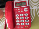 中诺电话机座机固定电话办公家用座机电话R键转接免电池双接口C168红色办公伴侣 实拍图