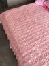 雅鹿A类牛奶绒夹棉床盖秋冬加厚保暖床单200x230cm隔脏防尘家用三件套 小爱心粉【柔软舒适 锁温蓄热】 200*230cm【单床盖】 实拍图