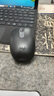 罗技（Logitech）M196 无线蓝牙鼠标 办公鼠标 笔记本商务办公家用 小巧便携 对称手型 石墨灰 实拍图