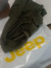 吉普（JEEP）T恤男士短袖夏季凉感宽松潮流百搭休闲运动衣服男装 军绿 2XL  晒单实拍图