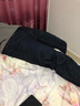 与狼共舞【加绒锁温】牛仔裤男2024秋冬新款男装加厚保暖男士直筒长裤4401 藏青色101 34 实拍图