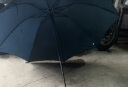 惠寻 京东自有品牌 10骨雨伞加大加固晴雨两用三折黑胶防晒遮阳 藏青 实拍图