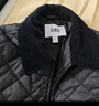 森马（Semir）棉服女灯芯绒翻领菱形格复古2024冬三防宽松轻薄棉衣109724112007 实拍图