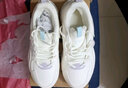 361°女鞋棉鞋女跑步鞋冬季加绒皮面舒适学生运动鞋二棉女生保暖鞋子 羽毛白/柔粉色(冬季推荐) (二棉) 39 实拍图