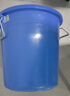 Naliya大号加厚塑料水桶圆桶食品级储水桶白色家用特大容量发酵胶桶132 蓝色50L桶（可装水约70斤） 无盖 实拍图