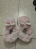 梵蔚可爱儿童棉拖鞋包跟女亲子拖鞋小孩男女童中大童宝宝家居棉鞋冬季 粉红儿童 34-35 建议32-33码脚穿 实拍图