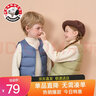 史努比（SNOOPY）童装儿童羽绒马甲女童背心男童坎肩外出服秋冬 灰蓝 150 实拍图
