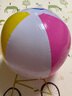 INTEX充气球沙滩球儿童早教游泳水球塑料球水上玩具彩色球海洋球户外 彩色沙滩球-花色随机-送小手泵 实拍图