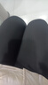 啄木鸟【面料】微喇裤女新款春秋高腰长裤四面弹西裤弹力松紧职业裤垂感 黑色 長裤【冬款】 加绒 XL 建议118-132斤 实拍图