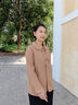 俞兆林中老年女装旷野美拉德气质短外套女呢子大衣妈妈外套 Y243U2015 实拍图