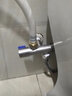 华厦金牛304不锈钢一进二出三角阀三通热水器马桶一分二上下出水龙头开关 不锈钢【上下出水】 实拍图