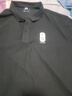 回力（Warrior）男士高端polo衫夏季国潮休闲运动冰丝凉感速干短袖男 黑色 3XL 实拍图
