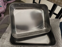 不锈钢保鲜盒冰箱专用带盖密封便当盒饭盒收纳冷冻菜盘果盘烤鱼盘 【带盖】2个装 实拍图