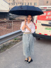 甄选雨伞全自动晴雨伞男女加大加厚加固遮阳伞防晒太阳伞晴雨两用 48骨加固晴雨伞-曜石黑 全自动 实拍图
