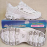 斯凯奇（Skechers）女鞋夏季蕾丝熊猫鞋厚底增高百搭休闲运动经典复古老爹鞋11959 白色/WHT 36.5 尺码偏大，建议选小半码 实拍图