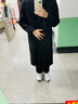 艾梵斯贝新款冬季男士毛呢大衣中长款过膝加厚呢子男款风衣外套韩版潮宽松 黑色(不加棉) L 实拍图