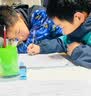 水孩儿（SOUHAIT）童装儿童外套2026秋冬新款男女童摇粒绒厚风衣加绒外套 天青色-SHRCND10CC751G52 105 实拍图