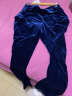 皮尔卡丹女装 秋季新款蓝色直筒裤子时尚亮色丝绒裤P93TL03N0 商场同款 藏蓝色 42B(175/82B) 晒单实拍图