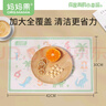 妈妈果（org.mama）一次性餐垫宝宝婴儿便携桌垫桌布防油防水儿童小学生餐垫纸独立装 免洗隔脏【3色共60片】 实拍图