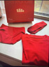 蕉下（beneunder）红色保暖内衣套装女士秋衣秋裤本命年马年内裤袜子礼盒 骐骥红 实拍图
