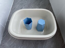 加厚长方形塑料洗脸盆家用大号洗衣洗菜盆婴儿洗澡盆学生宿舍脸盆 【中号+大号】米色 实拍图