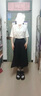 FitonTon白色短袖衬衫女雪纺v领职业正装面试衬衣通勤百搭上衣FTC0011M 实拍图