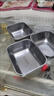 316带盖食品级保鲜盒特厚316不锈钢盒子摆摊野餐分装盒 升级特厚款6个装带密封盖 实拍图