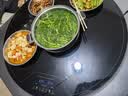三角牌（Triangle） 暖菜板 热菜板加热板暖菜板饭菜保温板电磁炉多功能带火锅暖菜转盘热菜电动自动旋转餐桌转盘 【80CM语音丨四区分控】电动转盘丨电磁炉火锅款 实拍图