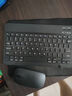 【京东物流】蓝牙无线键盘适用苹果iPad可充电华为MatePad联想pro安卓手机iOS外接键盘M6静音打字 蓝牙键盘+充电款鼠标+充电线【经典黑】 实拍图