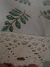 嘉枝鹿棉麻桌布日系布艺田园小清新长方形餐茶几台布客厅家用网红ins 绿叶（带花边） 90*150cm【书桌常用款】 实拍图