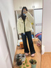 森马（Semir）森马羽绒服女新中式仿兔毛领短款保暖外套24冬新款109724113017 实拍图