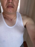 【高弹打底】男士背心棉质百搭跨栏汗衫健身运动弹力吸汗背心男装 白色 XXL码 实拍图