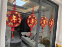 嘉德朗福字挂件过年装饰新年装饰春节场景布置2025蛇年客厅氛围拉花挂饰 金卡-新年快乐4字挂件套装 实拍图