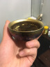 极友茗景德镇窑变天目釉建盏品茗杯主人杯单杯功夫茶具陶瓷个人单杯盏 七彩鎏金杯120ml1只 实拍图