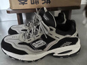 斯凯奇（Skechers）男鞋休闲厚底增高外穿通勤运动新款老爹鞋 炭灰色/黑色/CCBK 44 实拍图
