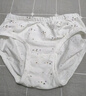 童泰（TONGTAI）女宝宝内裤棉氨透气网眼女孩双层抗菌平角裤女童三角短裤2条 米白/白 2条 120 cm 实拍图