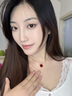 纪梵哲奢侈品四叶草项链女生吊坠手链七夕情人节生日礼物送女朋友老婆 四叶草红玛瑙项链 精美礼盒装 实拍图